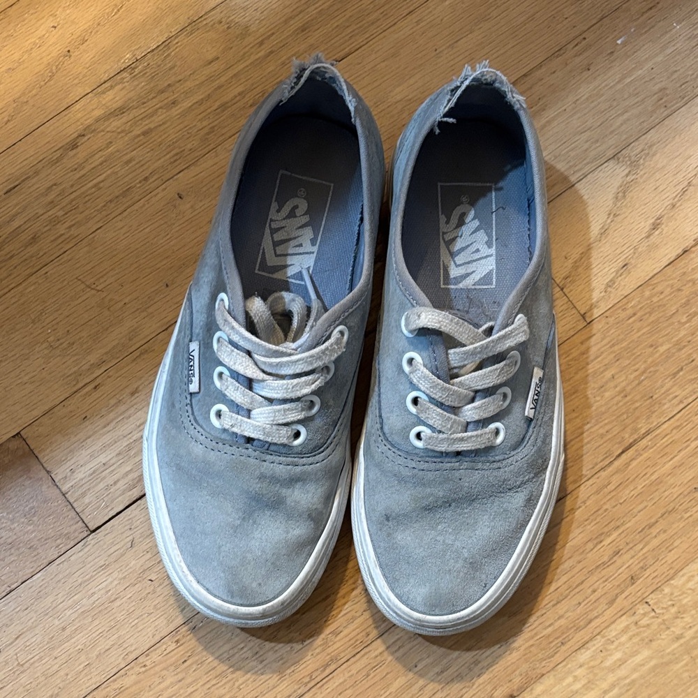 Vans Gray Canvas Sneakers